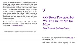 Read more about the article Where Freedom Starts: Sex Power Violence #MeToo A Verso Report